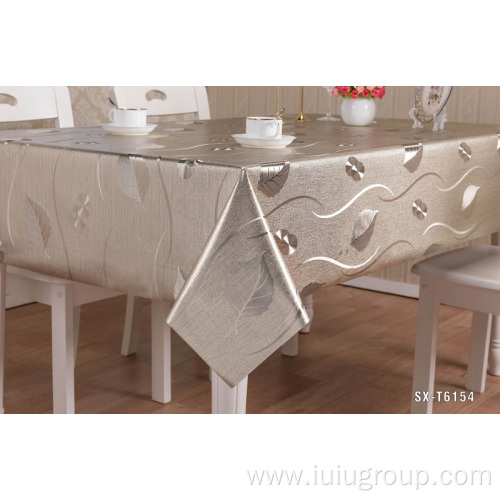 Embossed Beautiful Decoration PVC Tablecloth